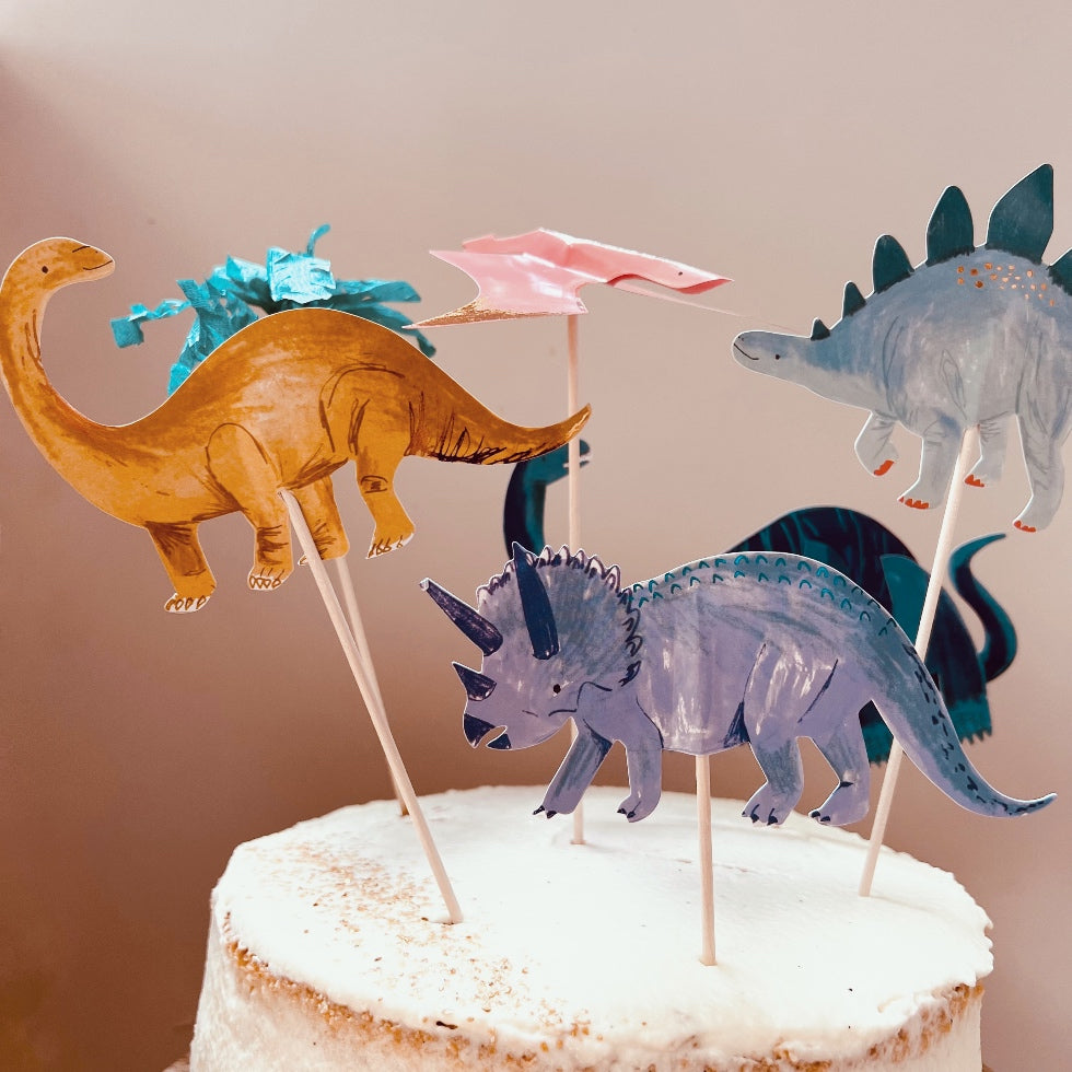 Décoration dinosaure pour gâteau