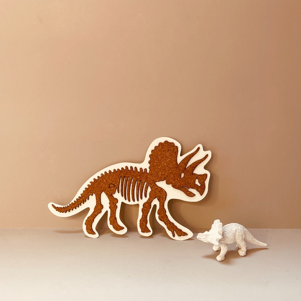 Anniversaire dinosaure, invitation originale en bois - Print Your Love