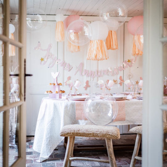 Ballon bulle PVC transparent-Artyfête-anniversaire enfant-sirène-mariage