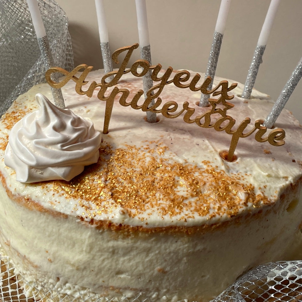 CAKE TOPPER JOYEUX ANNIVERSAIRE