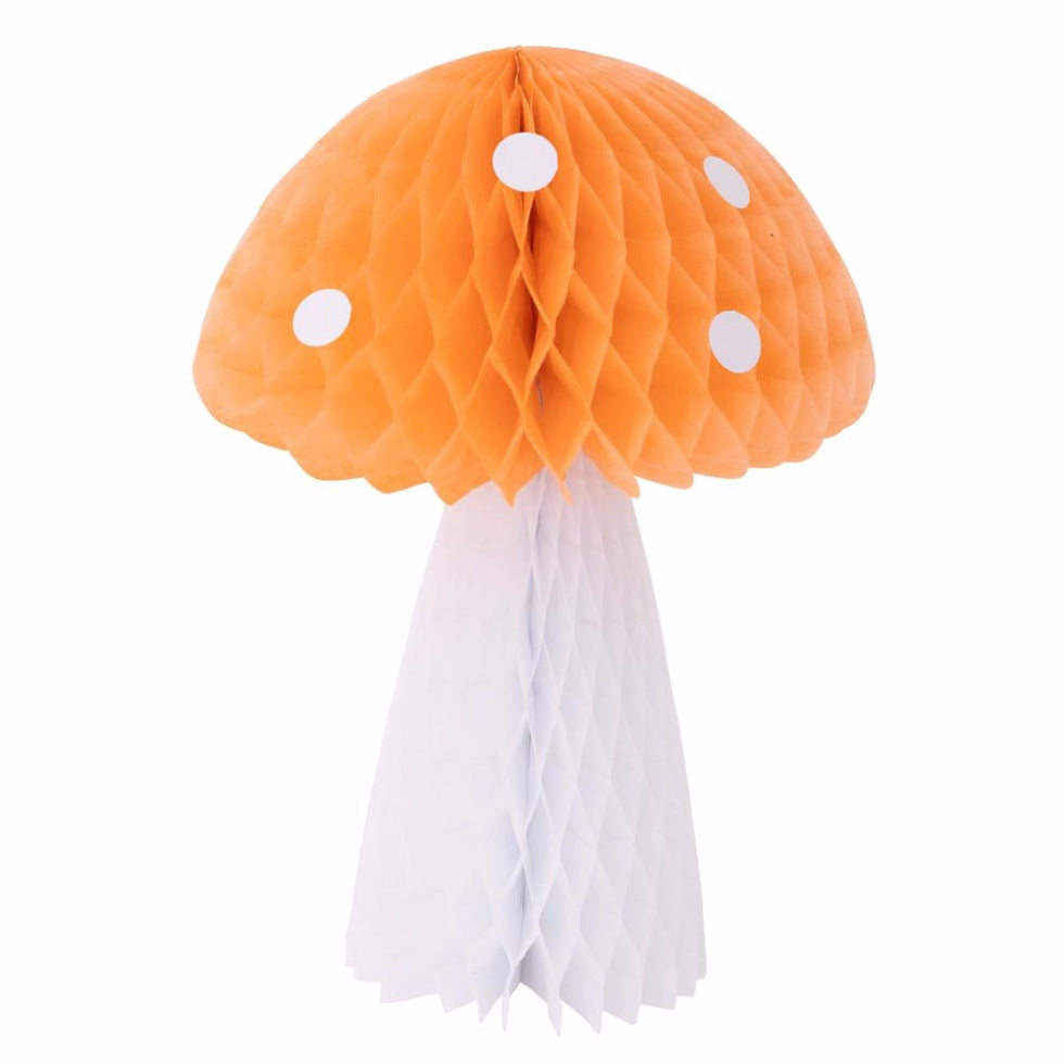 Champignon magique orange et blanc - gommettes décoratives - goûter d'anniversaire enfant - nature - 