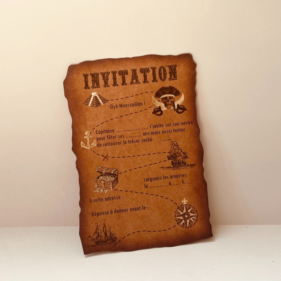 invitation-anniversaire garçon-pirate-artyfête