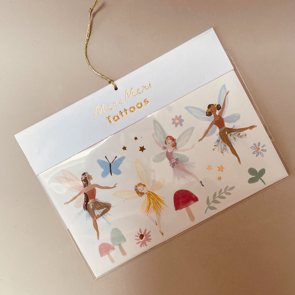 Tatouage Fée-anniversaire fille-thème fée-magie-princesses-goodies cadeaux d'invités